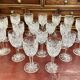 18 Saint Louis crystal white wine glasses “Florence model” -340001