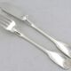 Christofle Vendôme 12 fish cutlery sets, 24 pieces, silver-plated metal, in excellent condition.