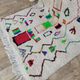 Tapis berbère marocain artisanal fait main 270 X 136 CM
