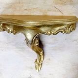 Golden wall console