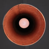 Danish hand-hammered copper hanging lamp by E.S Horn Aalestrup, 1950s