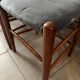 Set of 8 Scandinavian ladderback chairs, 1960s.