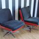Pair of Dinna Veb Mobel Kombinat armchairs, Germany 1960s