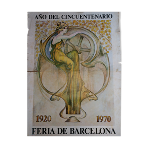 Affiche 1970 Feria de Barcelona