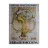 Poster 1970 "Feria de Barcelona" 1920-1970