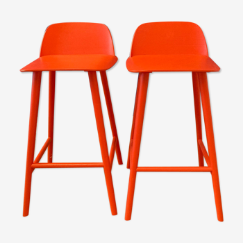 Nerd stools - muuto - red