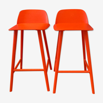 Tabourets nerd - muuto - rouge