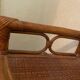 Bamboo and rattan shelf
