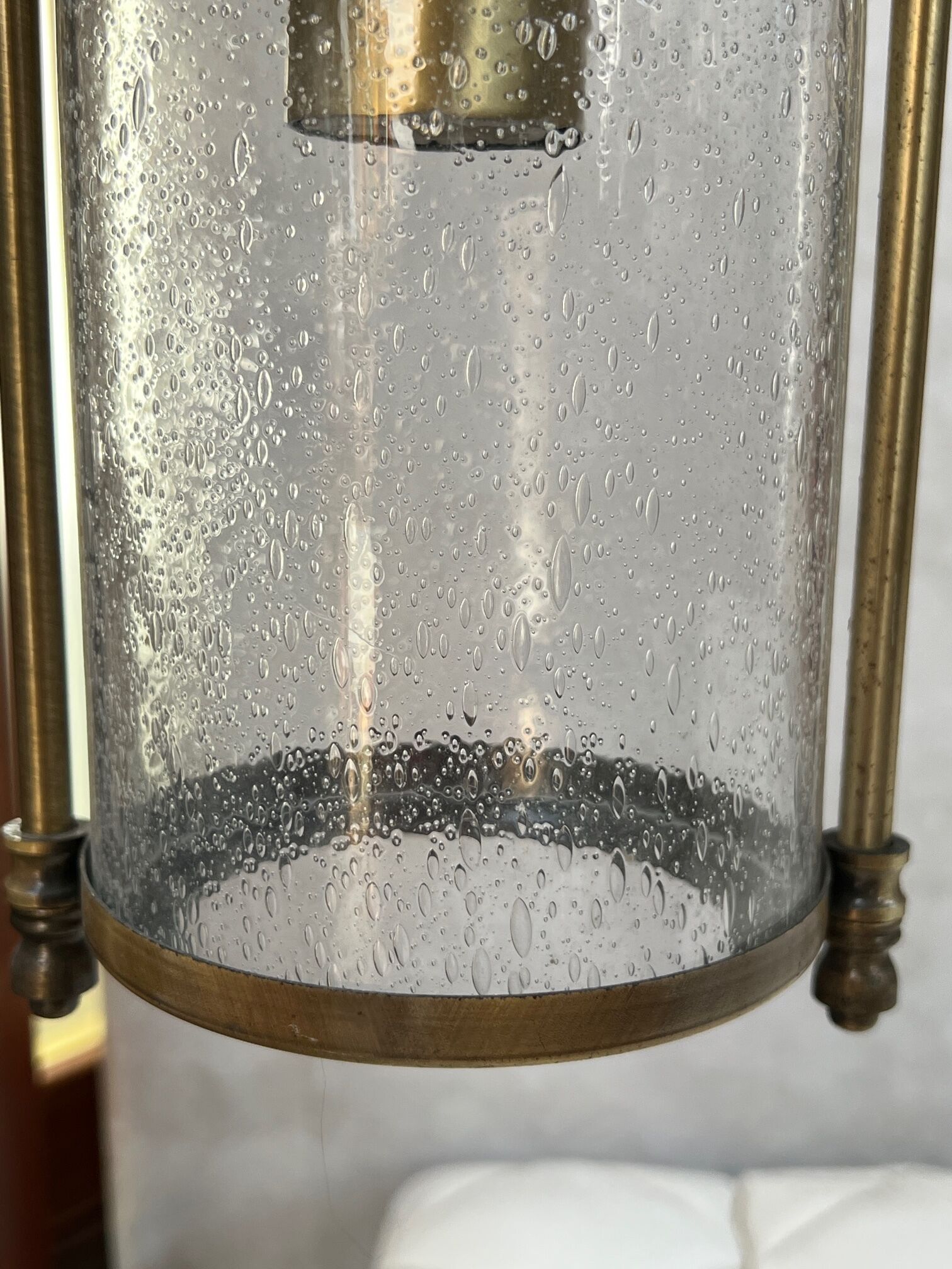 Lanterne suspendue bronze