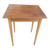Solid oak side table