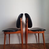 Set of 2 Baumann Pegase model chairs
