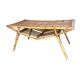 Table basse en rotin