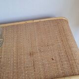 Vintage rattan chest of drawers