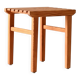1960s Scandinavian pine slatted stool