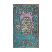 Hand-knotted antique turkish 1970s 163 cm x 280 cm