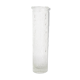 Vintage mid-century transparent Oberglass vase, rock crystal, Austria, 1970s.