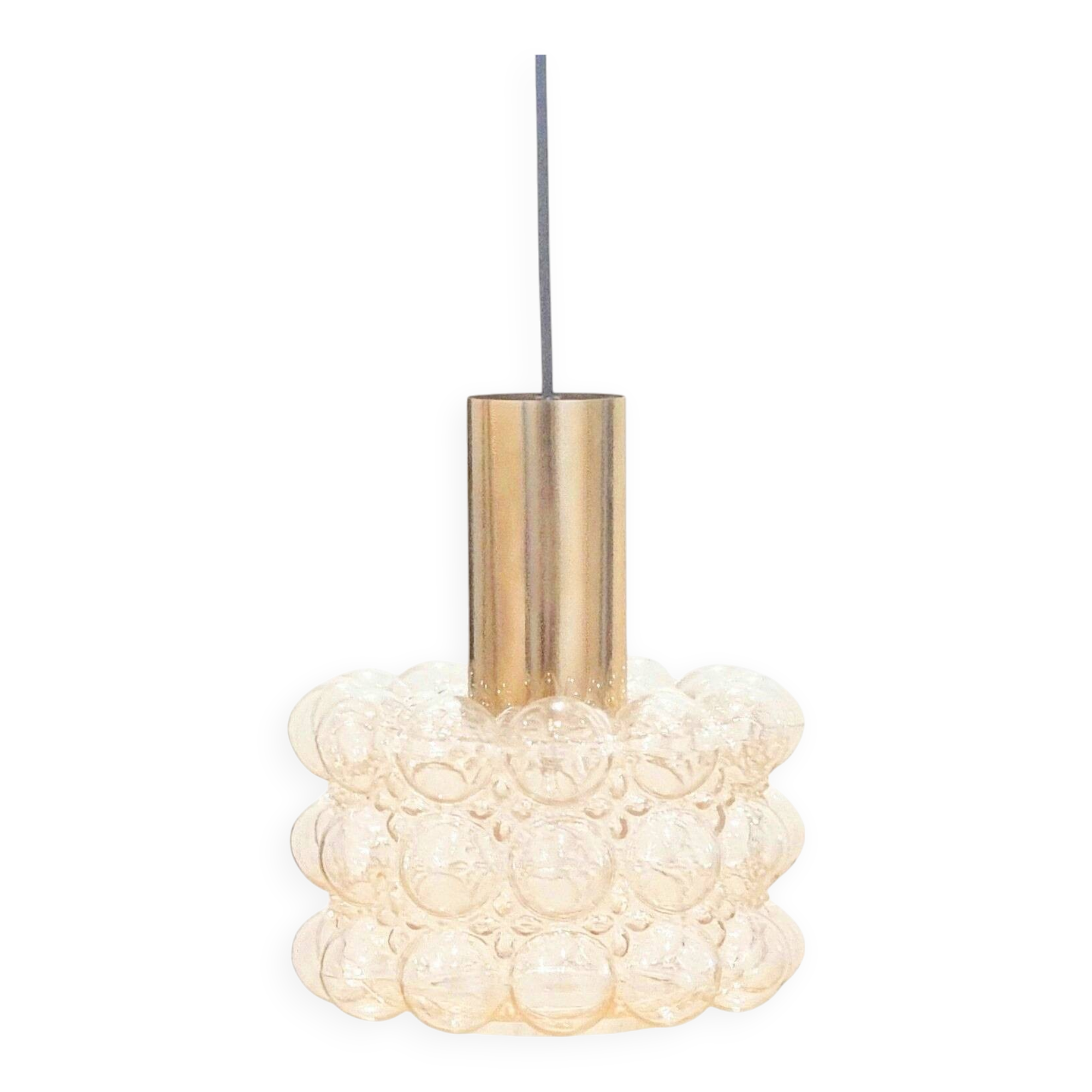 Mid-Century Bubble Glass Ceiling Light by Helena Tynell for Limburg, 1960s