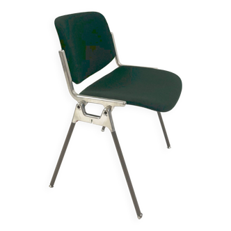 Chaises G. PIretti pour Castelli années 70 vertes