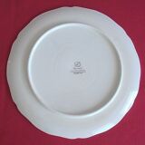 Round serving dish Agreste Sarreguemines flower motifs