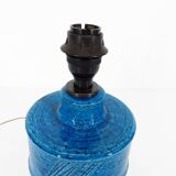 Lampe scandinave en grès bleu par Inger Persson pour Rörstrand, Suède 1960