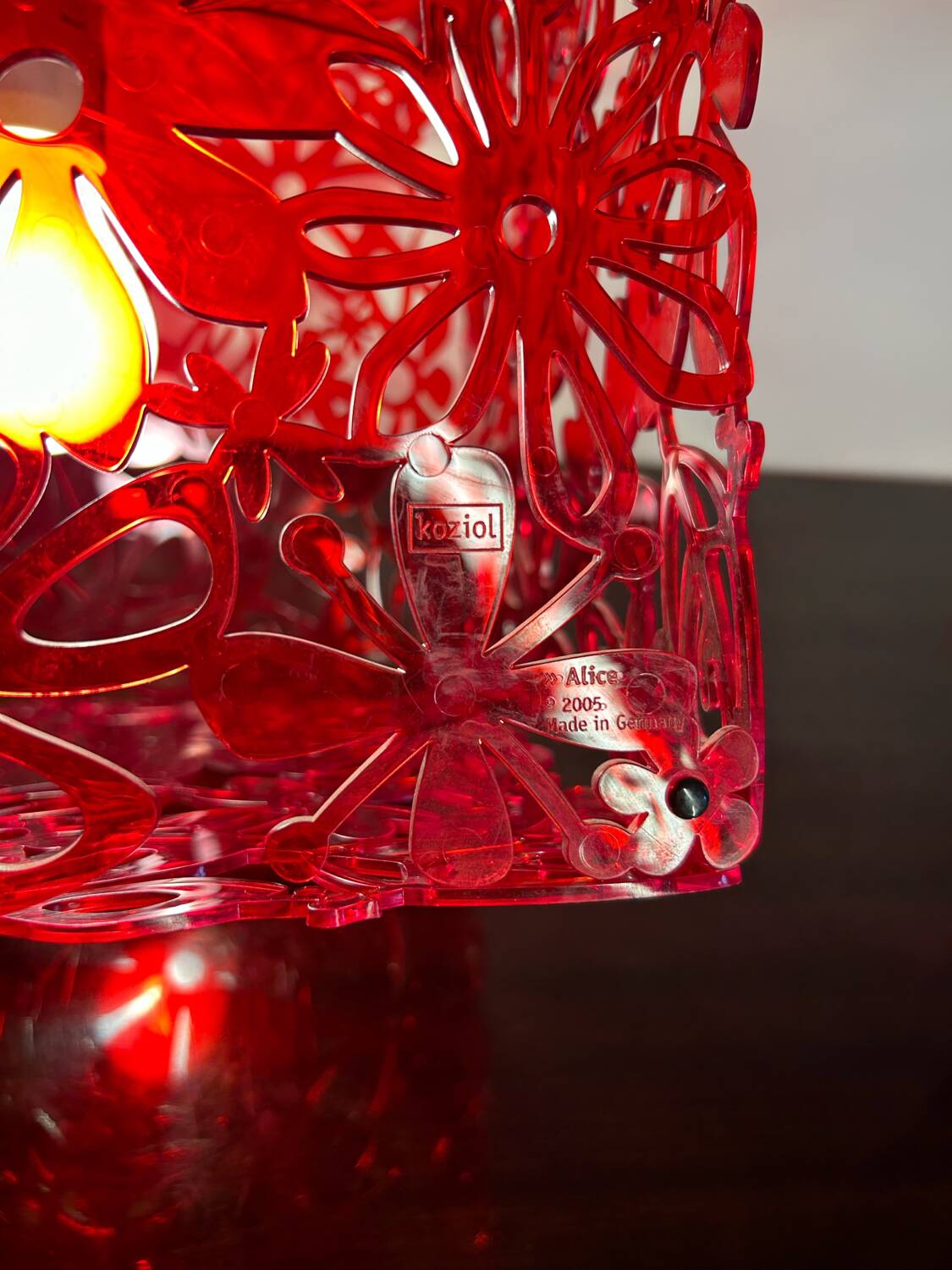 Koziol designer lamp from the 2000s