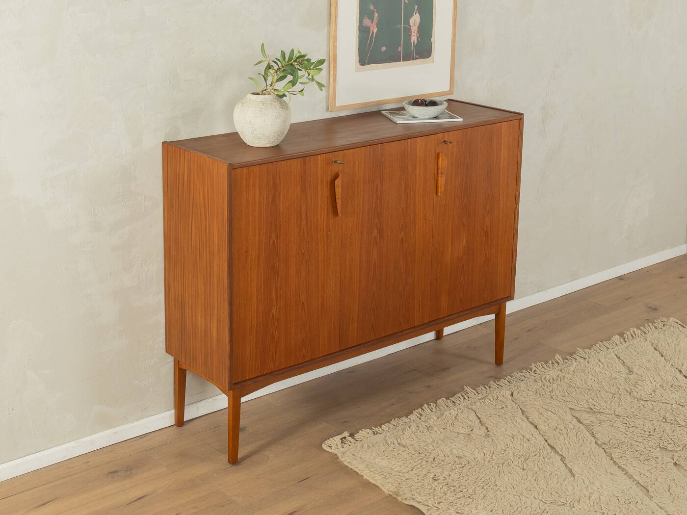 1960s Highboard in Danish Design, Vintage