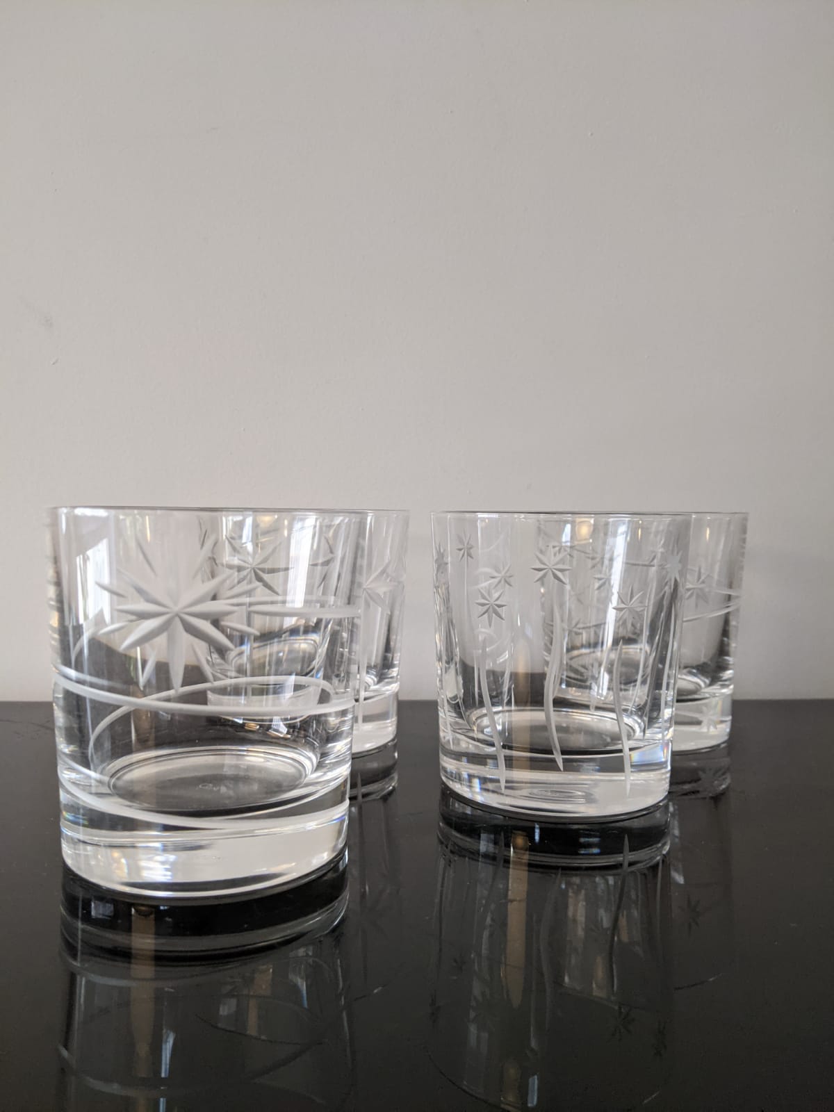 Lot de 4 verres a whisky