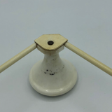 Vintage hook white and chrome