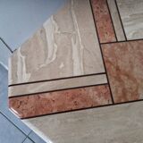 Travertine coffee table