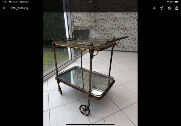 Servante bronze années 70