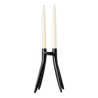 Abbracciaio Black Candlestick - Kartell