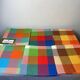 Vintage plaid cotton napkins