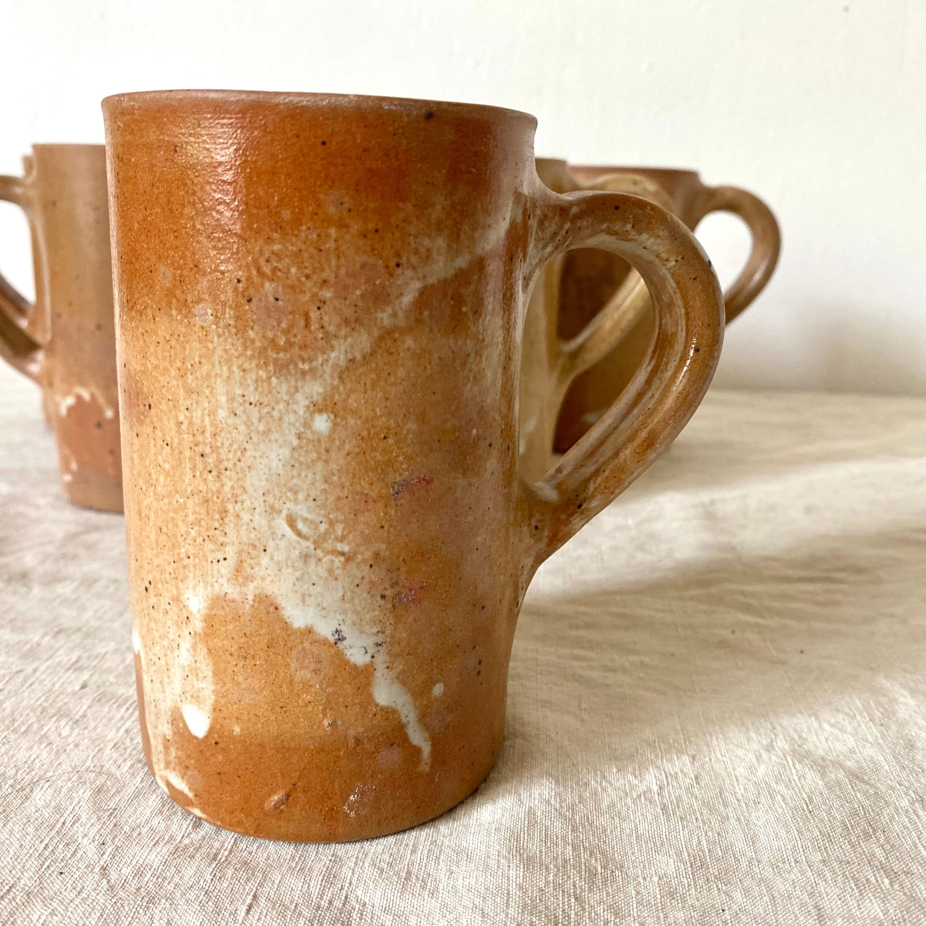 Vintage stoneware mugs
