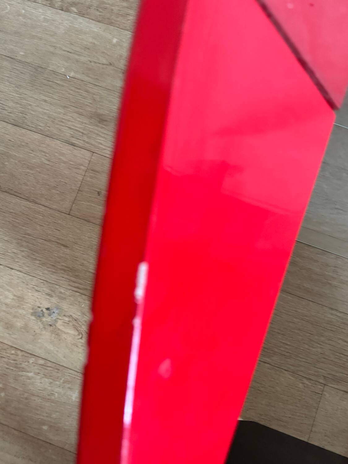 Designer glass coffee table