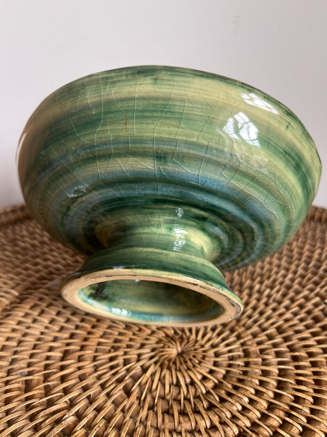 Cut ceramic vase