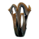 Grand Vase En Verre  Des Années 70