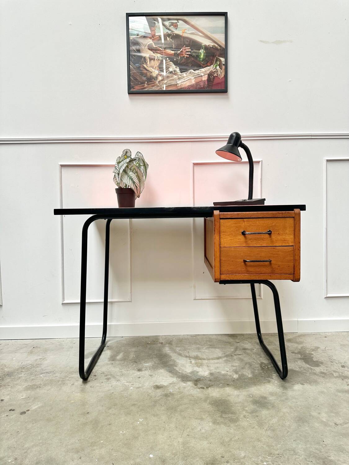 Vintage tubular desk