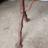 Antique bistro table with lion paws