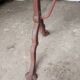 Antique bistro table with lion paws