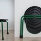 Pair of folding chairs model "Clark" by Lucci and Orlandini for Lamm 1985