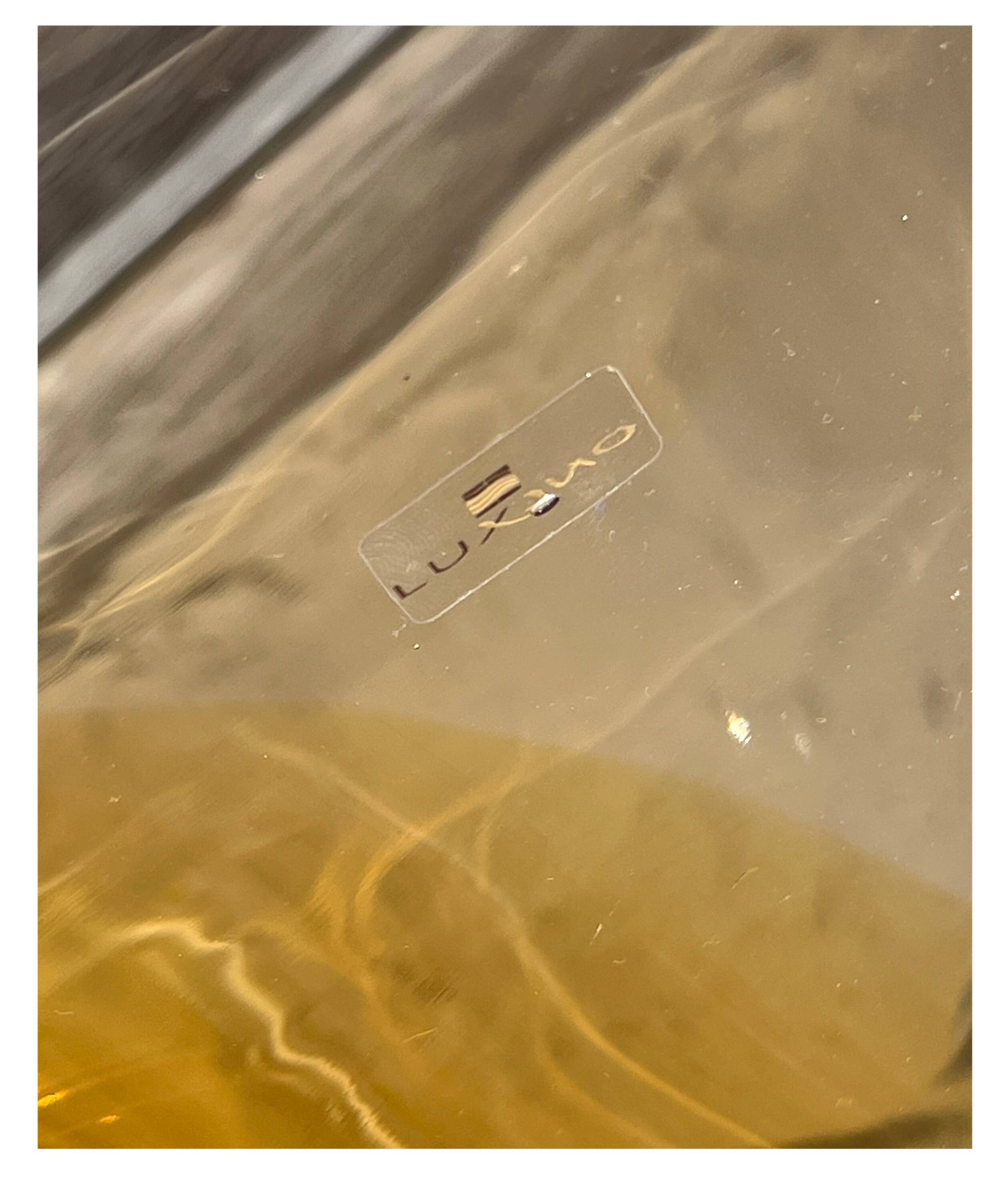Plat en verre de Murano
