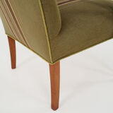 Armchair, teak construction, Scandinavian design of the 70s