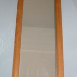 Mirror domed wooden frame 140X45, 80s