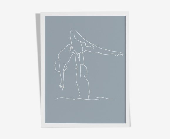 Illustration "Porté en duo 2" par Noums Atelier