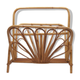 Porte-revues en rotin