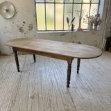Oval farmhouse table 250cm pine