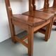 Dining table and 4 chairs, mountain furniture from the 1960s.