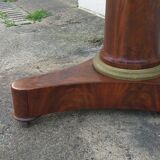 Monopod empire pedestal table