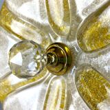 Murano glass effect flush mount light