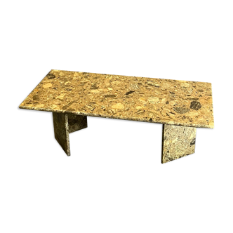 Modernist granite coffee table